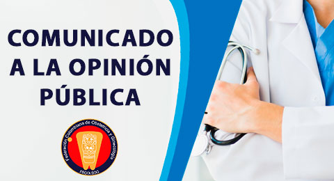 Comunicado de opinión publica